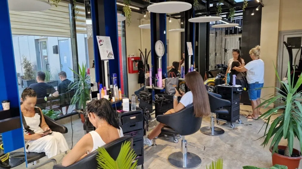 Interiorul salonului Blue Spa Crângași